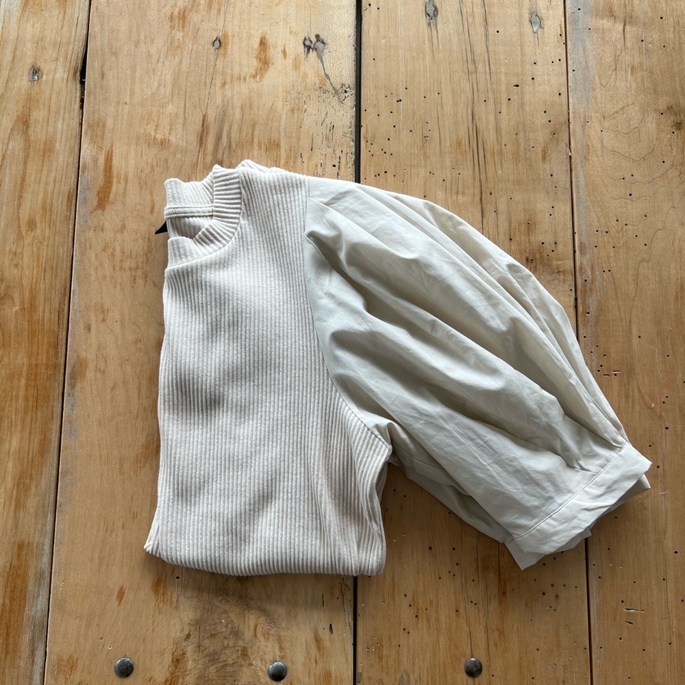 WhoWhatWear Volume Sleeve Top